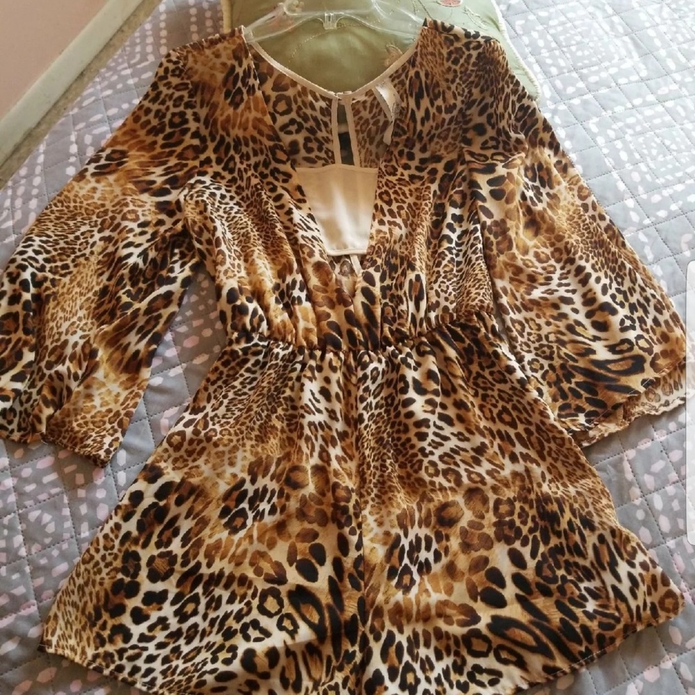 Tiger print romper